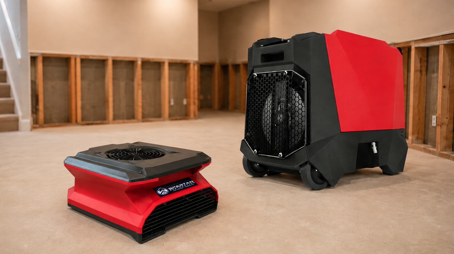 Dehumidifier vs. Air Mover: What’s the Difference in Water Damage Restoration?